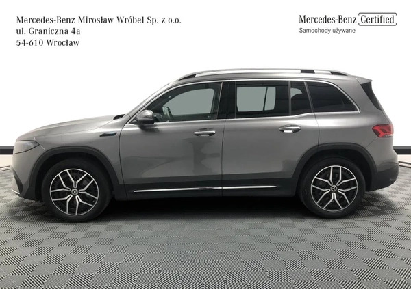 Mercedes-Benz EQB cena 239900 przebieg: 20795, rok produkcji 2021 z Wrocław małe 407